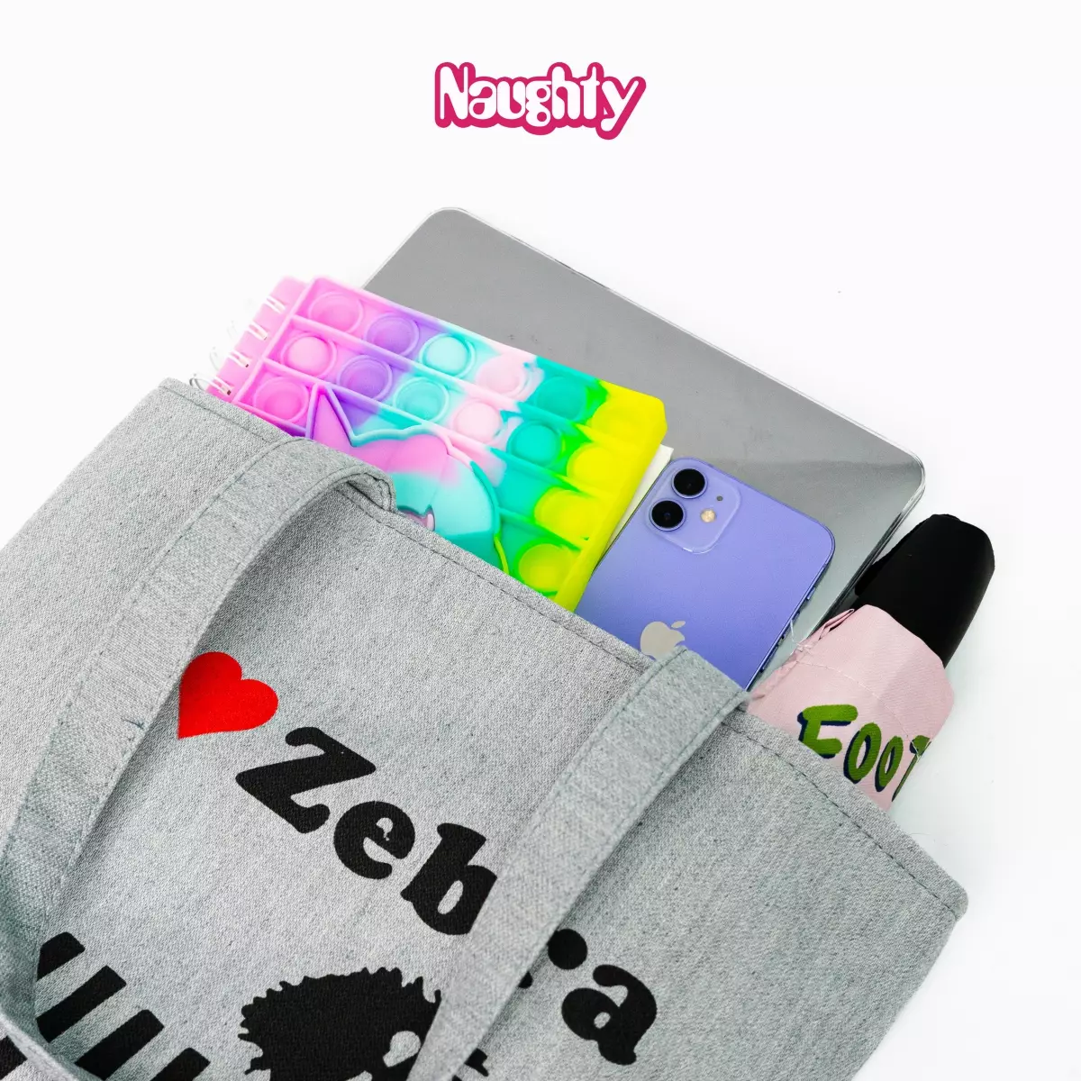 Tote Bag Wanita Kanvas Celia Tas Bahu A901 201202 Naughty Accessories