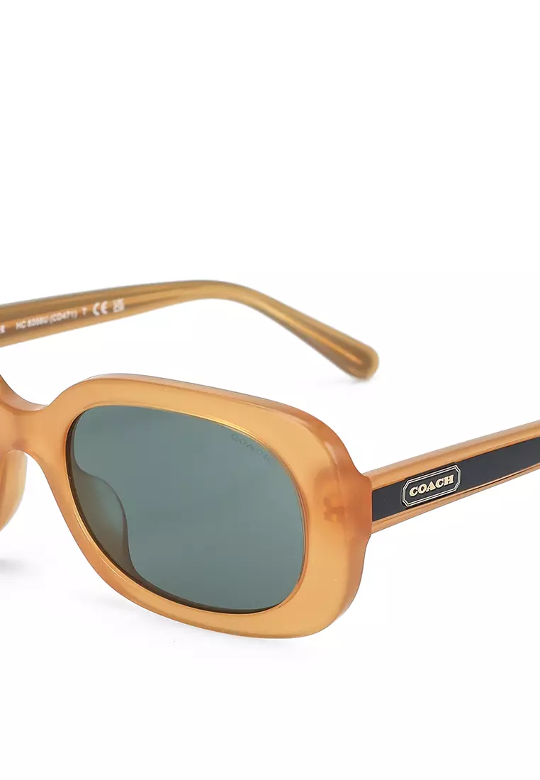 Coach shield 2024 sunglasses