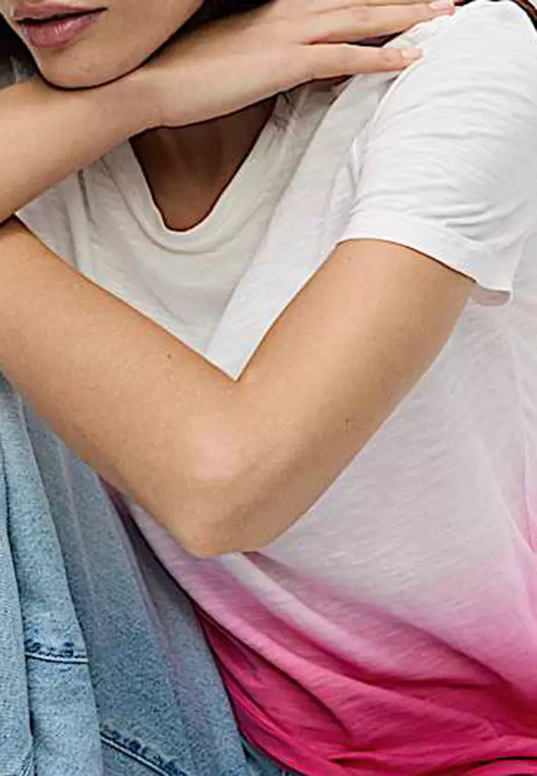Pure Cotton Tie Dye Ombre Tee