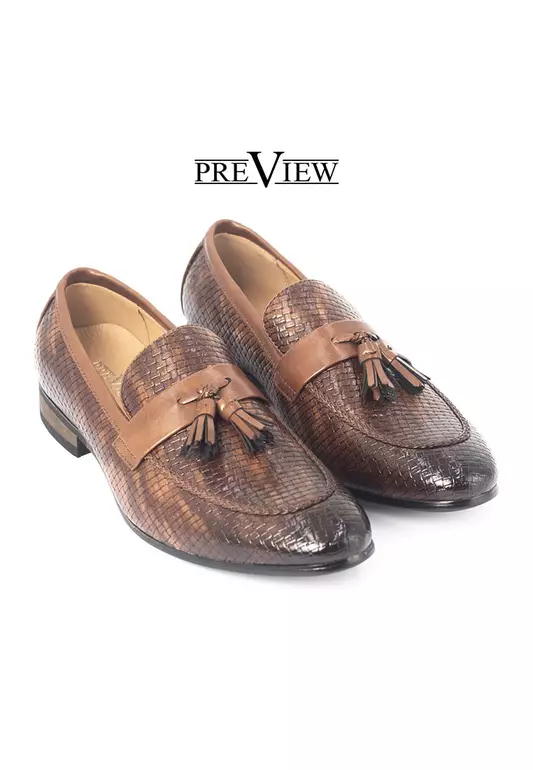Preview Brendon Penny Loafers with Tassel for Men