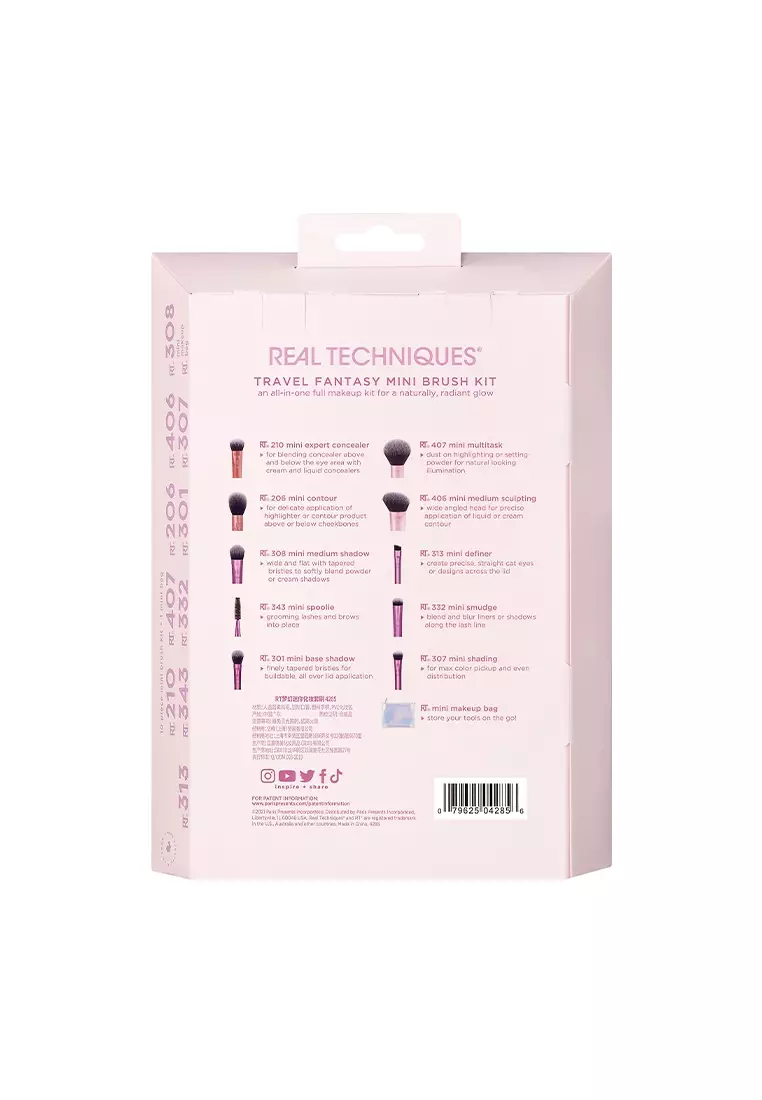 Real Techniques Travel Fantasy Mini Brush Set