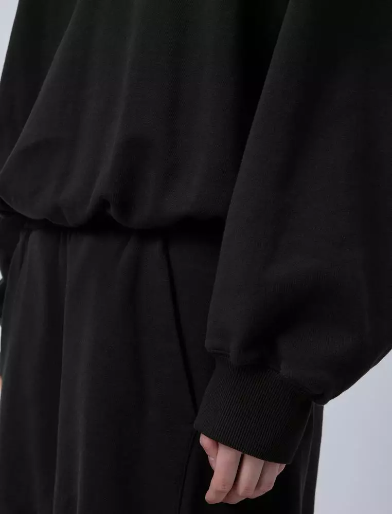 纯色休闲长袖连衣裙