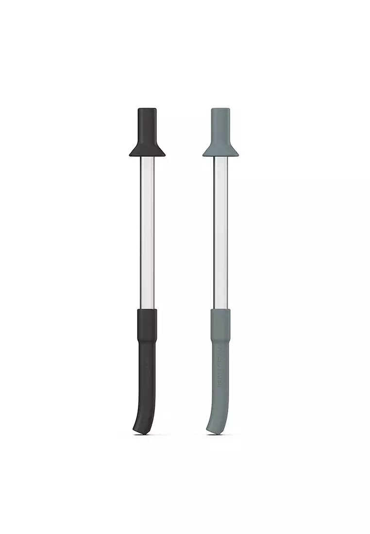 Hydro Flask Shaker Straw Cap Black and Shale Gray