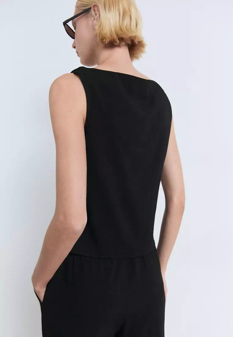 Drawstring Straight Trousers