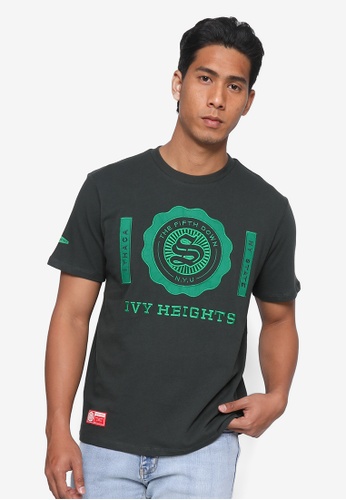Superdry green College Graphic T-Shirt - Superdry Code A00C8AA0492AFFGS_1
