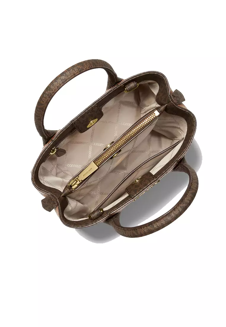 Buy Michael Kors Michael Kors Austin Medium Pebbled Leather Messenger Bag Luggage 30F2GANM2L