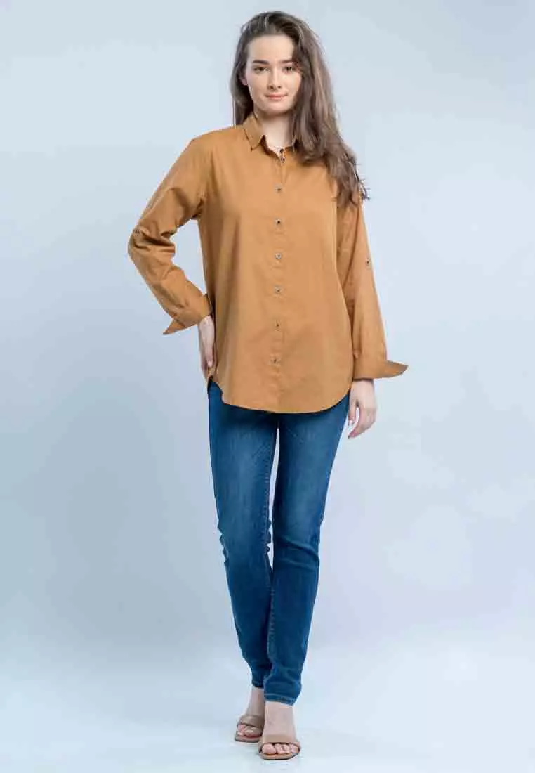 C2 Elwien Brown Casual Shirt