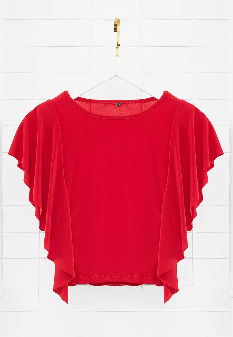 Flutter Sleeves Blouse