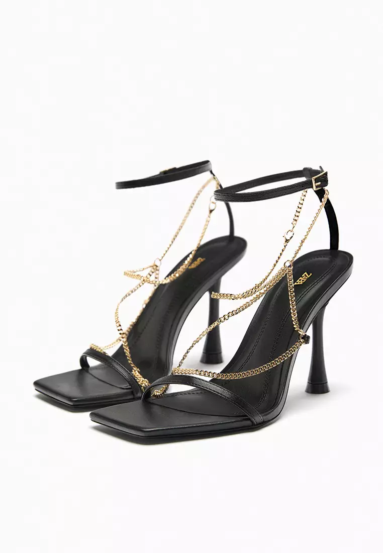 Chain sandals zara discount