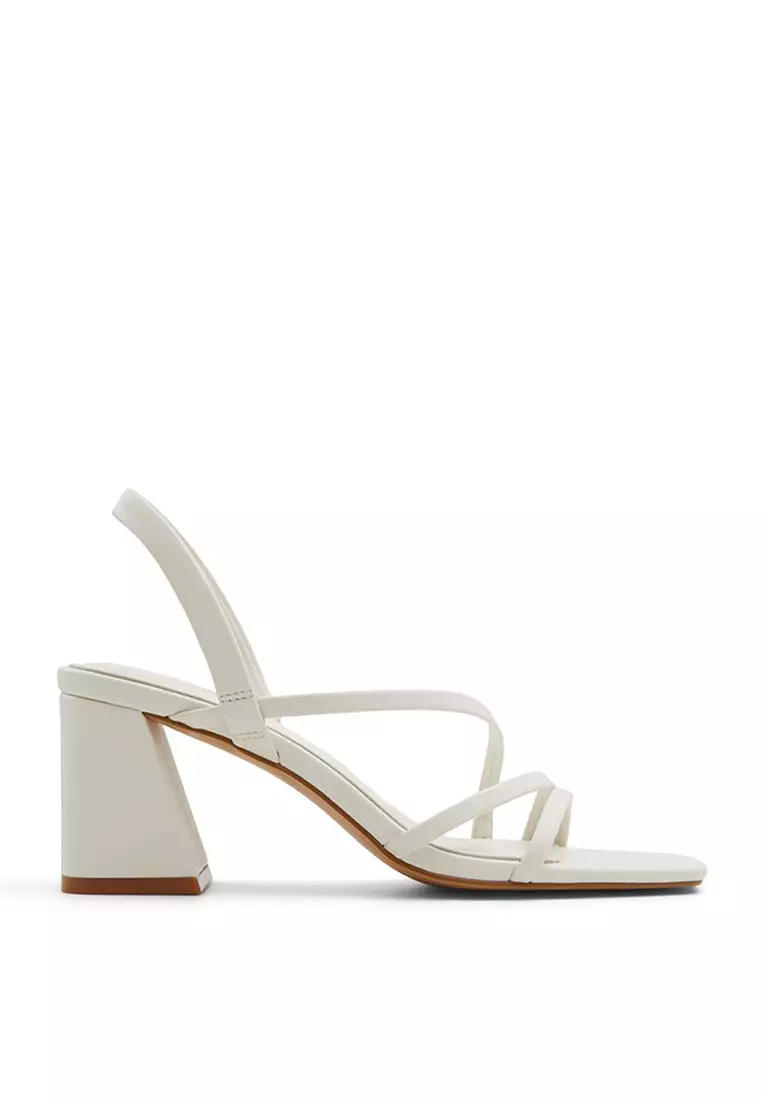 Aldo white heel store
