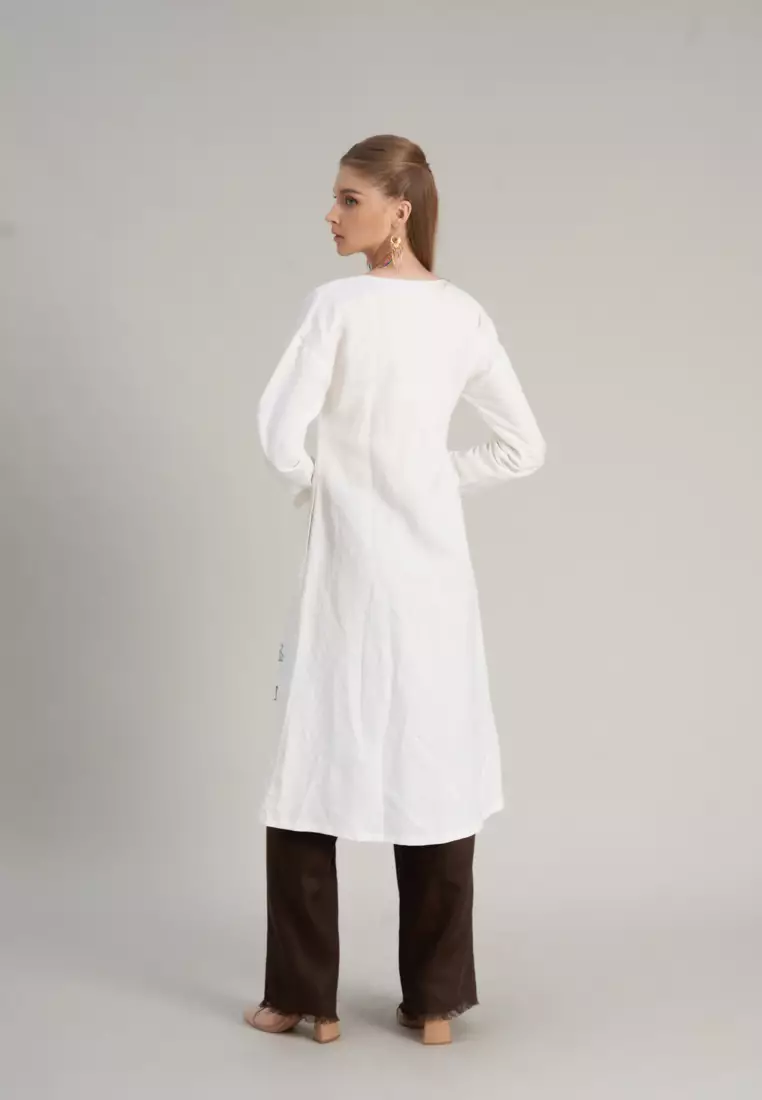 De Soleil Midi Linen Dress