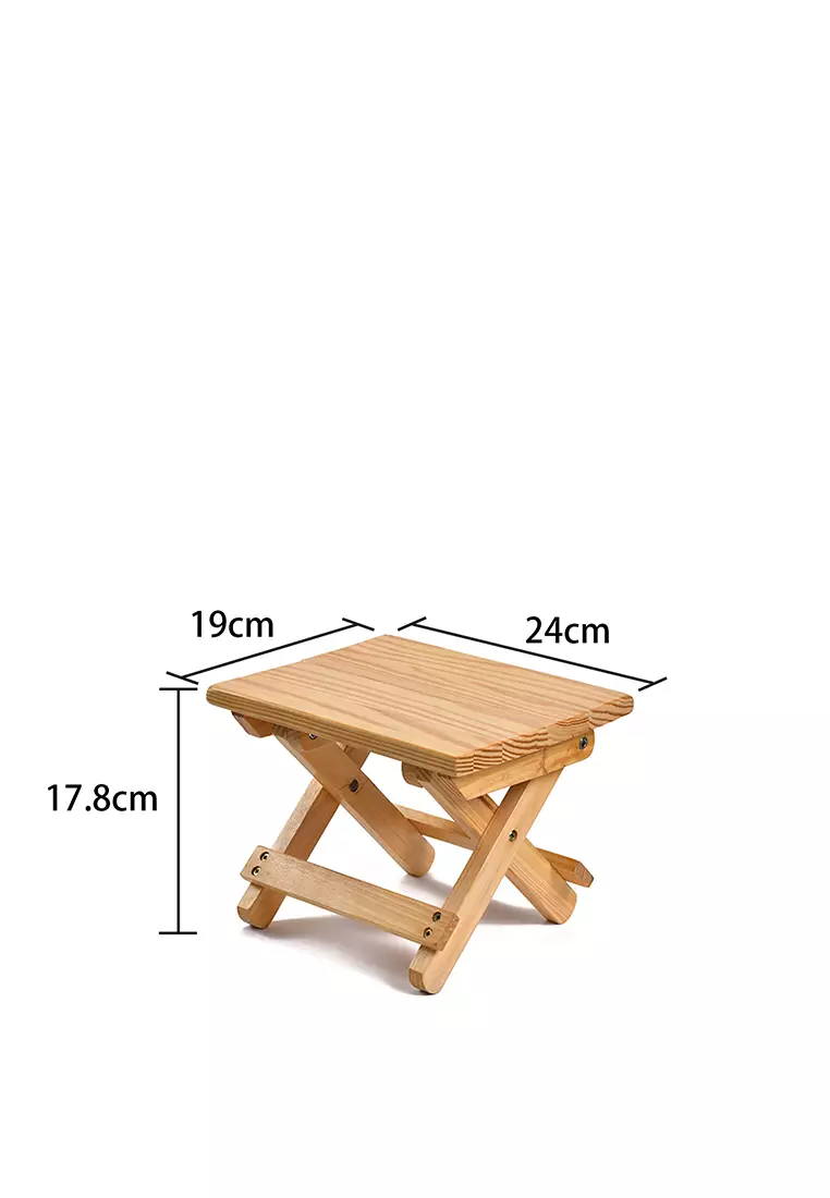 Small folding wooden stool outlet