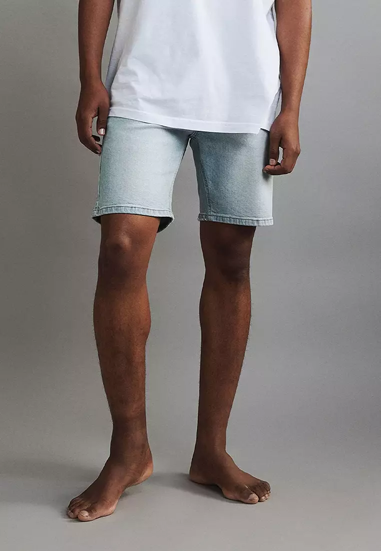Cotton on mens denim shorts hotsell