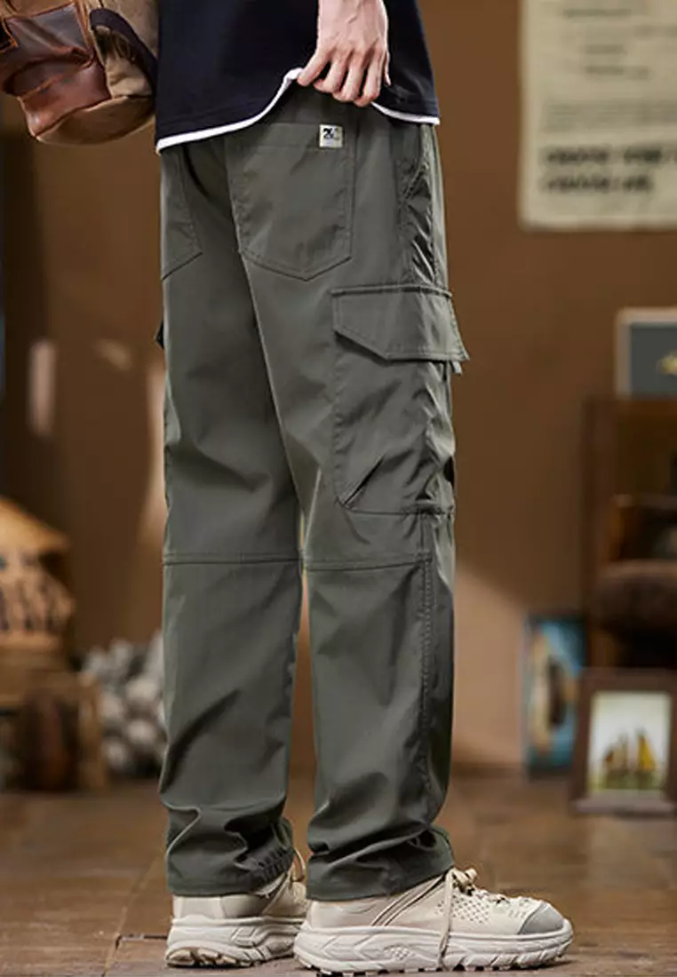 Drawstring Casual Cargo Pants