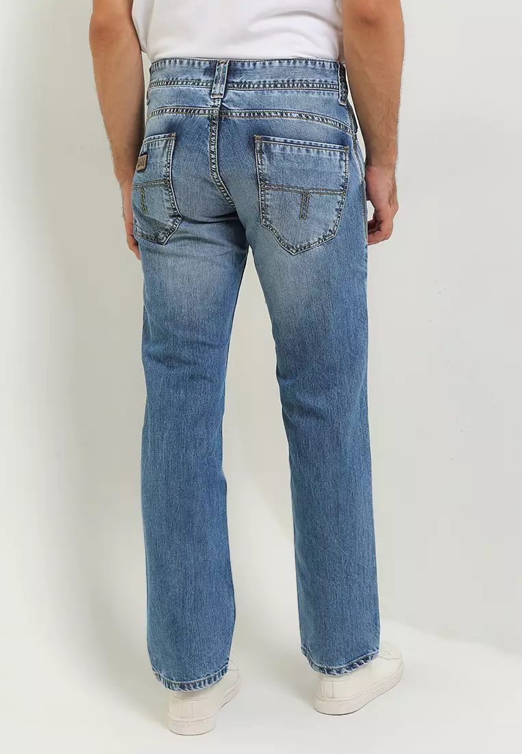 Fashion Straight Fit Denim Pants CFS121E