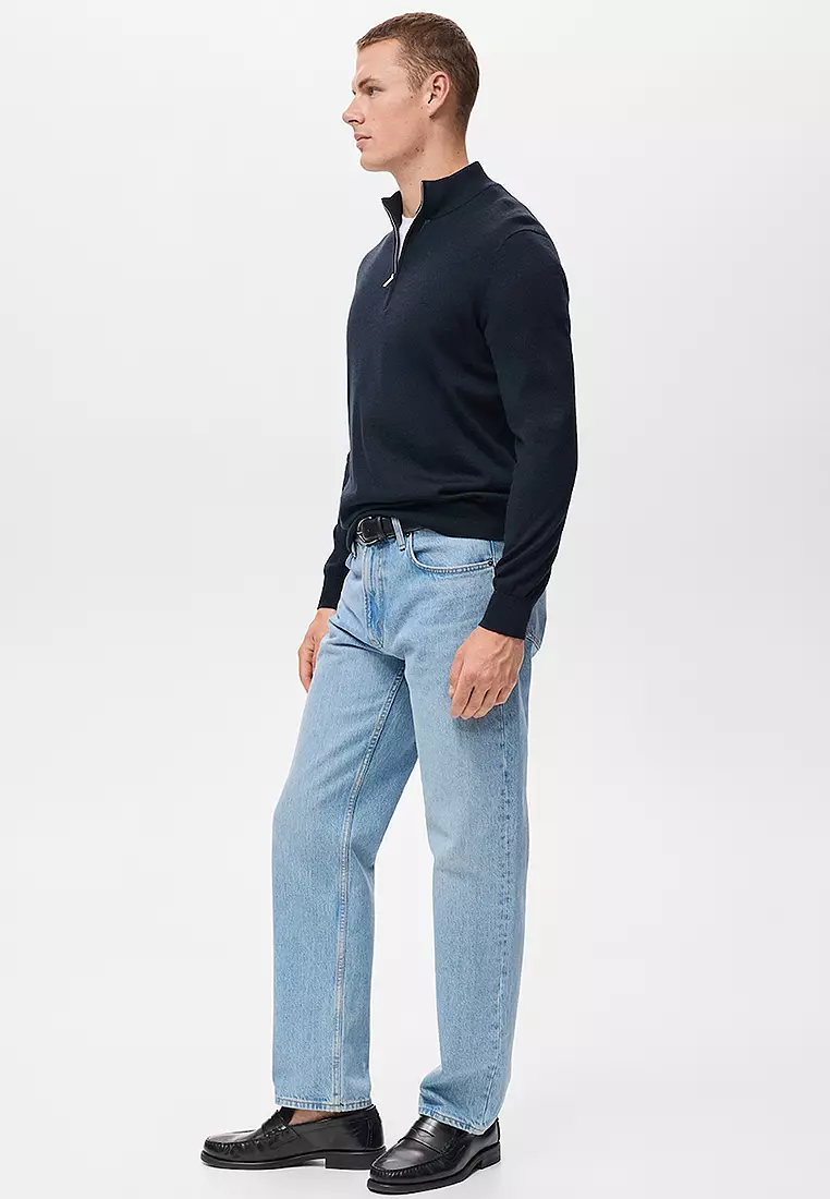 100% Merino Wool Perkins Neck Sweater