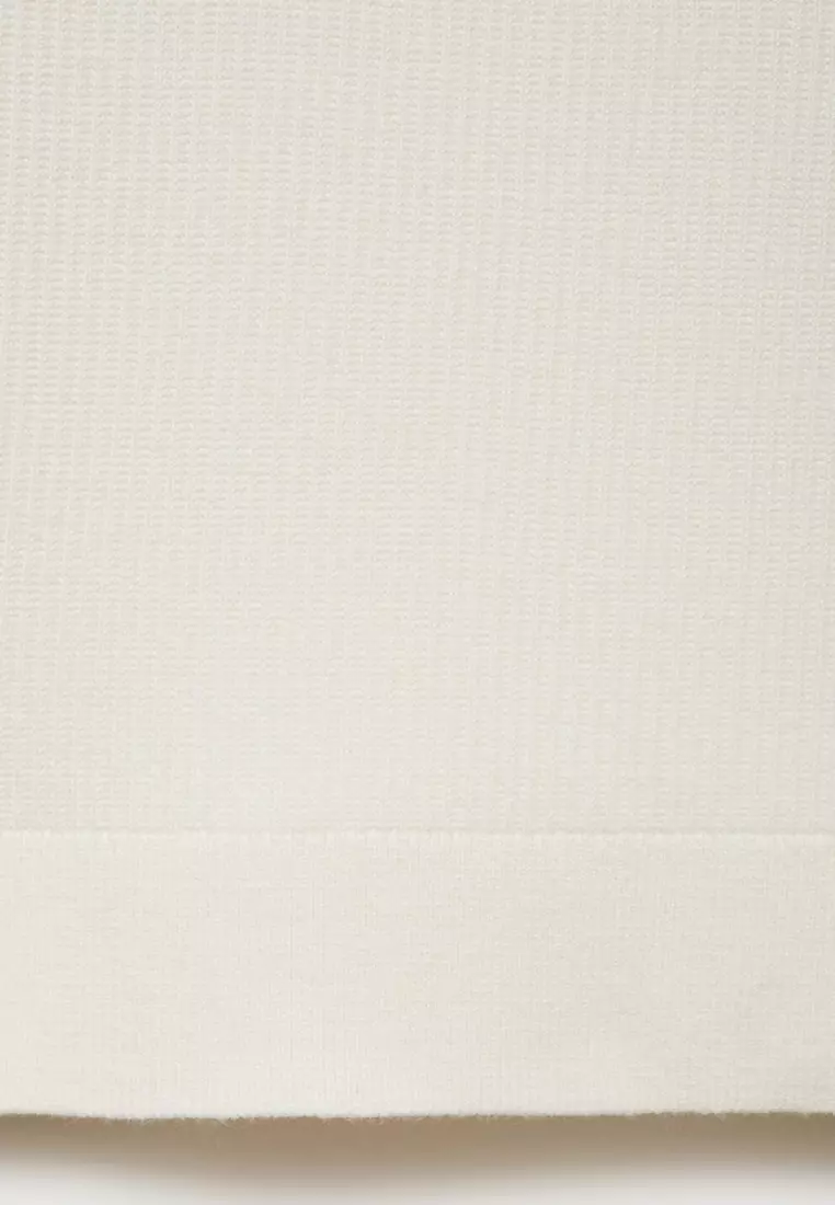 Fine Rib-Knit Cotton Sweater