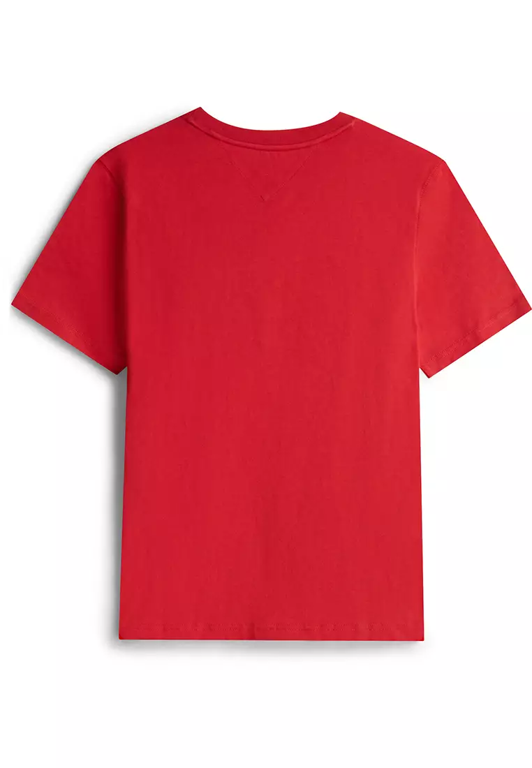 Tommy 刺繡旗幟 T恤 - TH Mainline