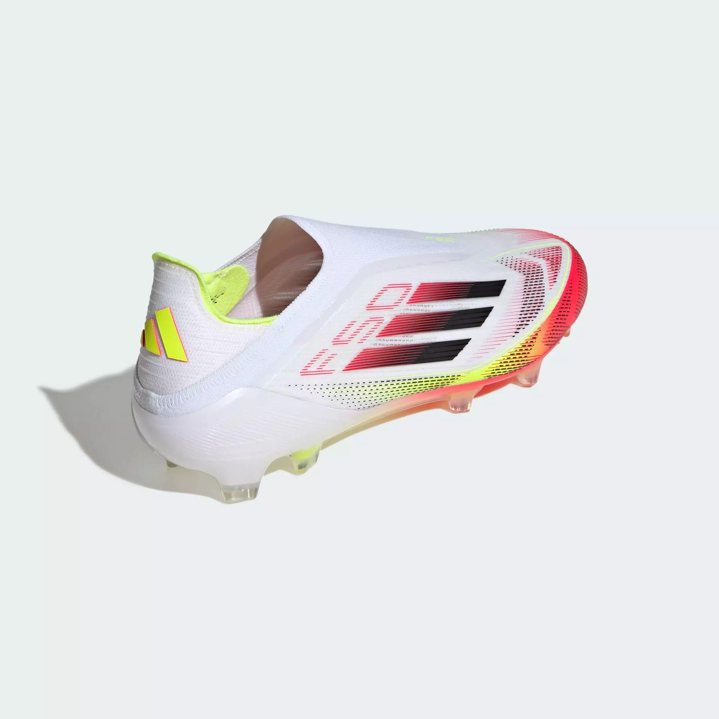 Football F50 Elite Laceless Firm Ground Boots Unisex White IE1214