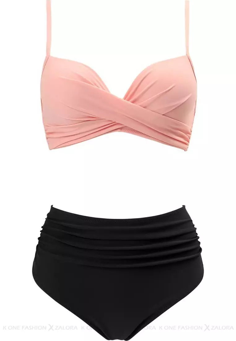 (2pcs)Sexy Suspender Bikini Swimsuit