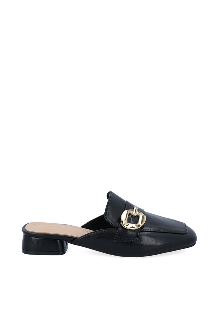 Black Oriana Mules