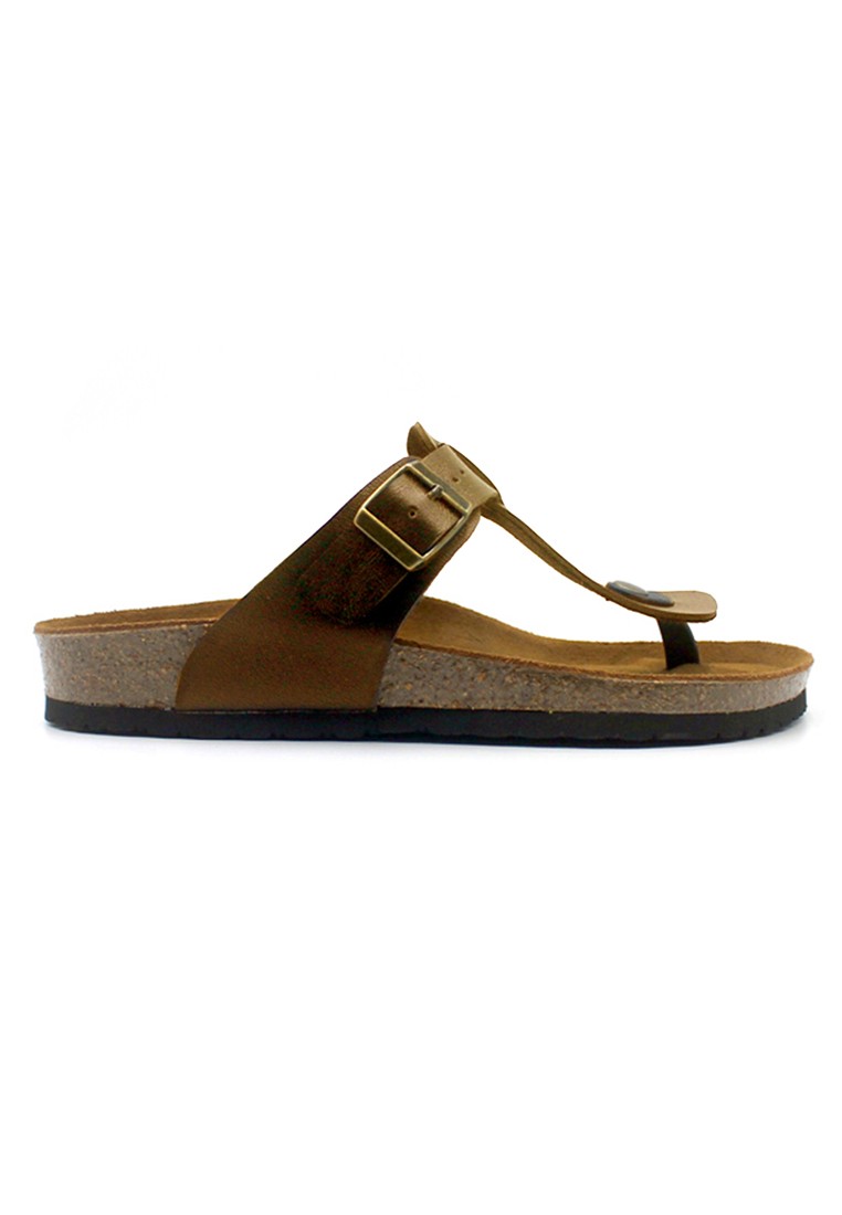 Copenhagen - Camel Leather Sandals & Flip Flops
