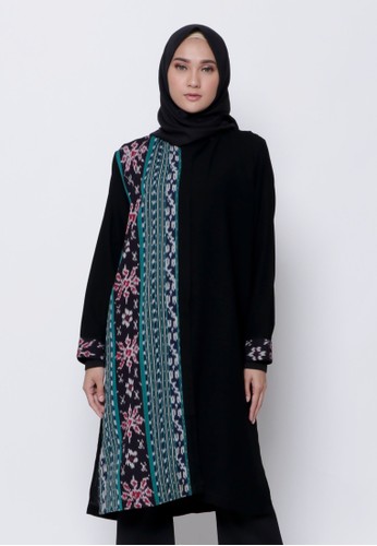 Jual Silmaa Long Tunik Green Snowflake Original Zalora Indonesia