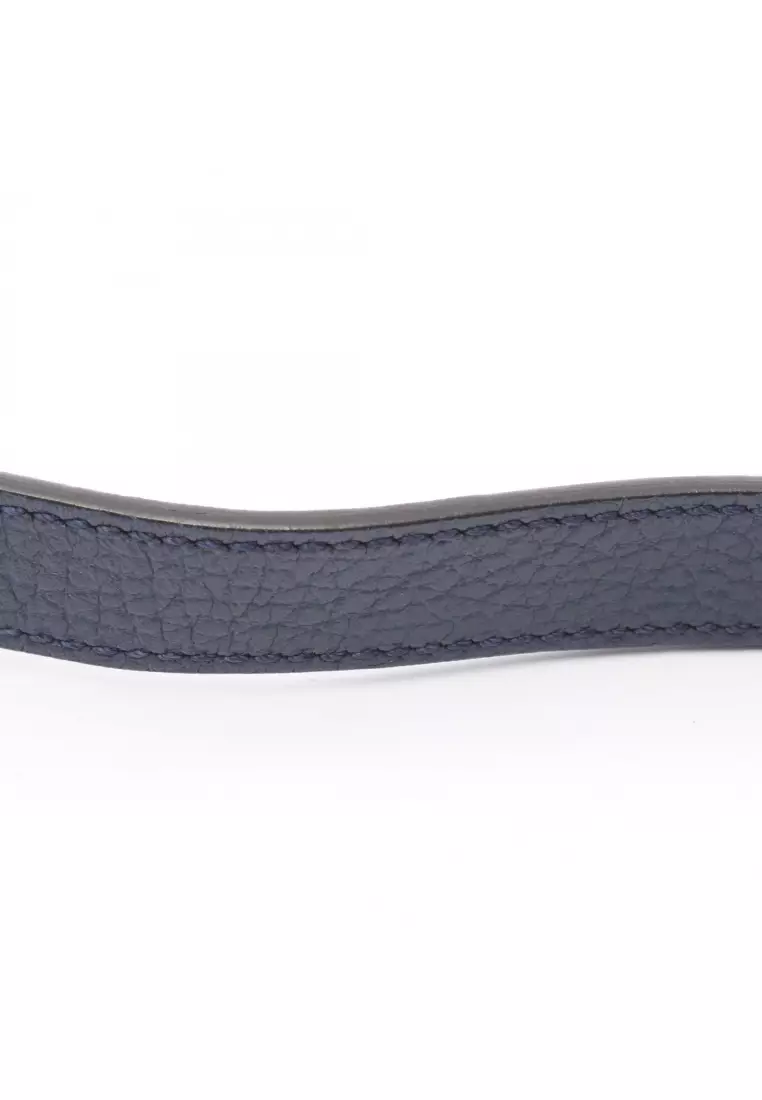 Pre-Loved Gucci GG pattern Shoulder bag Nylon leather Navy