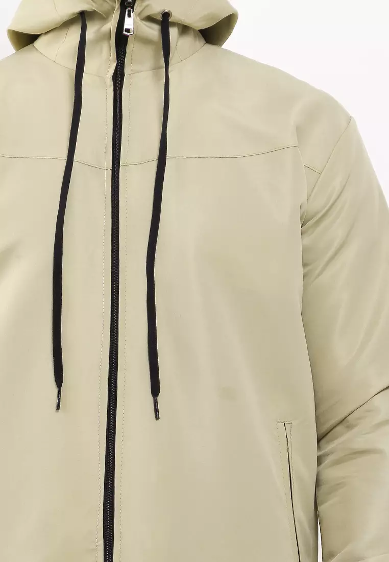 GRAHANGGRA Jaket Taslan Hoodie - Cream