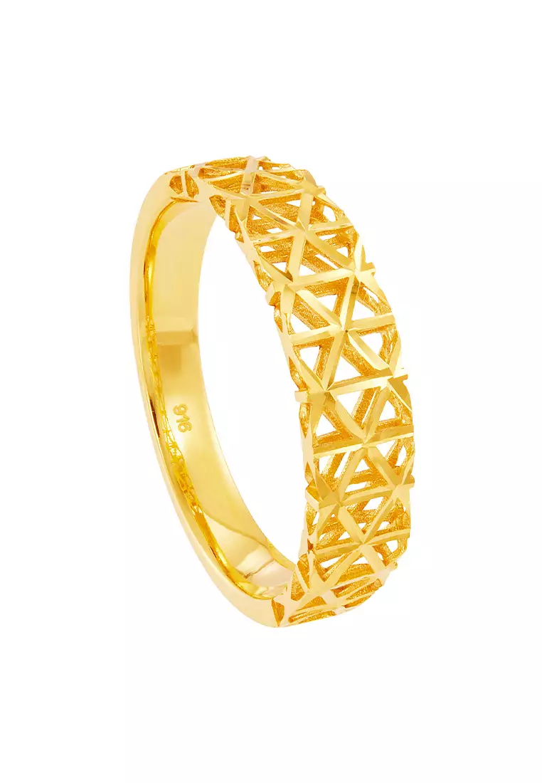 Buy HABIB HABIB 916/22K Yellow Gold Ring 22HXR031124 2025 Online