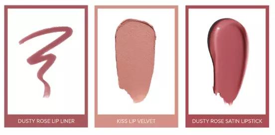 Anastasia Beverly Hills Pucker Up Lip Trio - Dusty Rose / Kiss / Dusty Rose