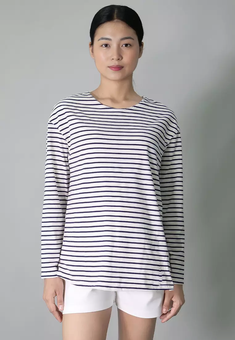 Beige Maternity & Nursing Long Sleeve Top