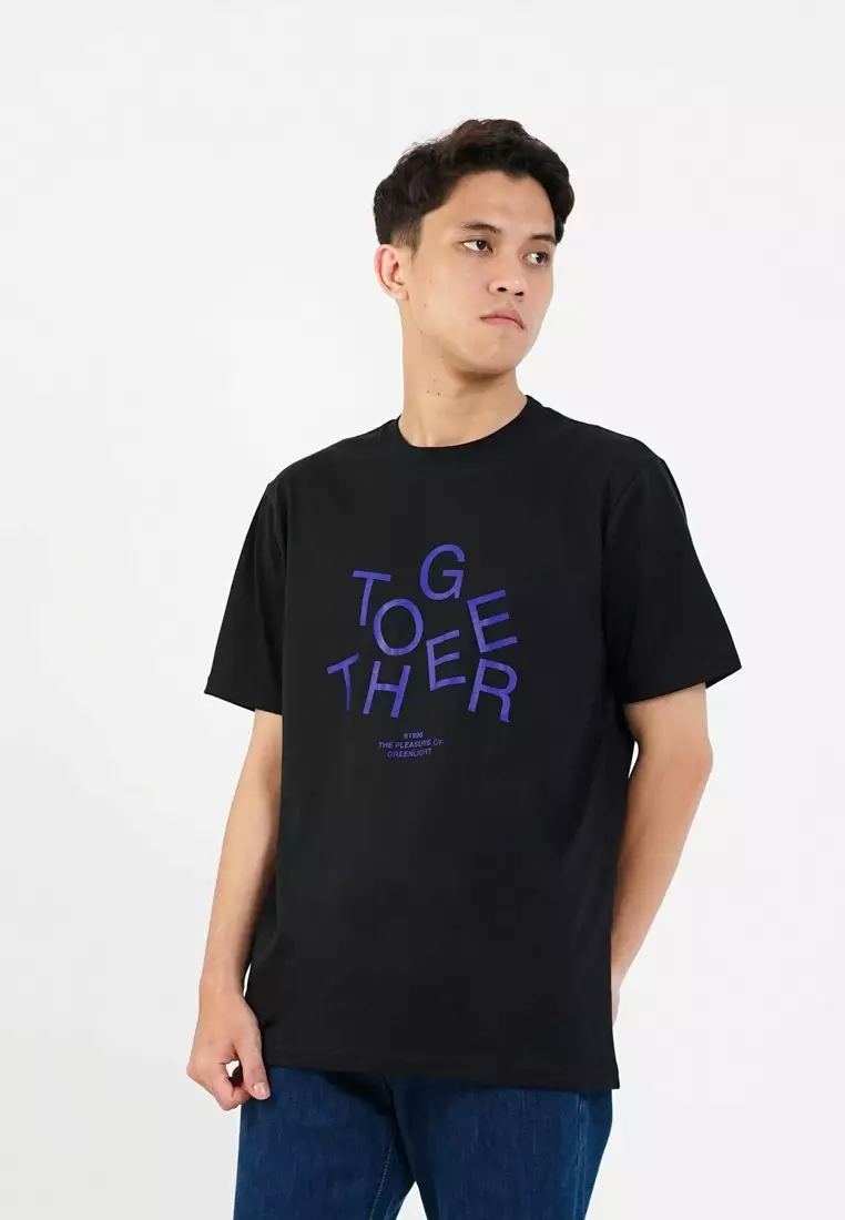 Greenlight Men's T-Shirt Short Sleeve Regular Fit Cotton Together OL-C330325