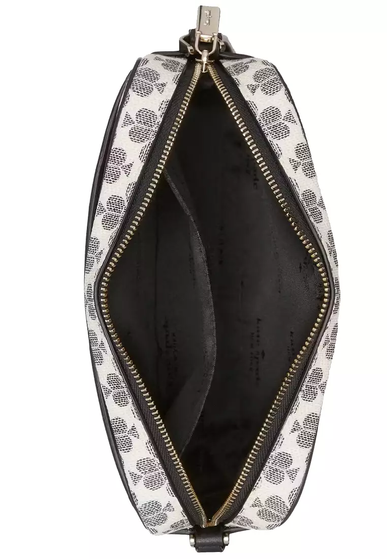 Signature Spade Flower Mini Camera Bag in Black Multi KG489