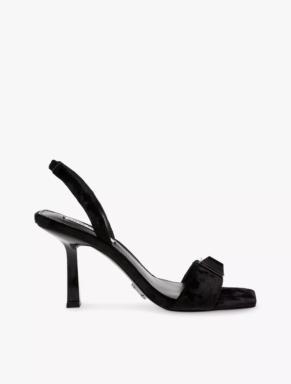 Steve madden black velvet on sale heels