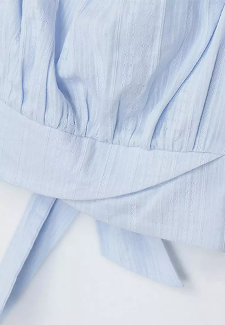 Square Neck Crop Blouse