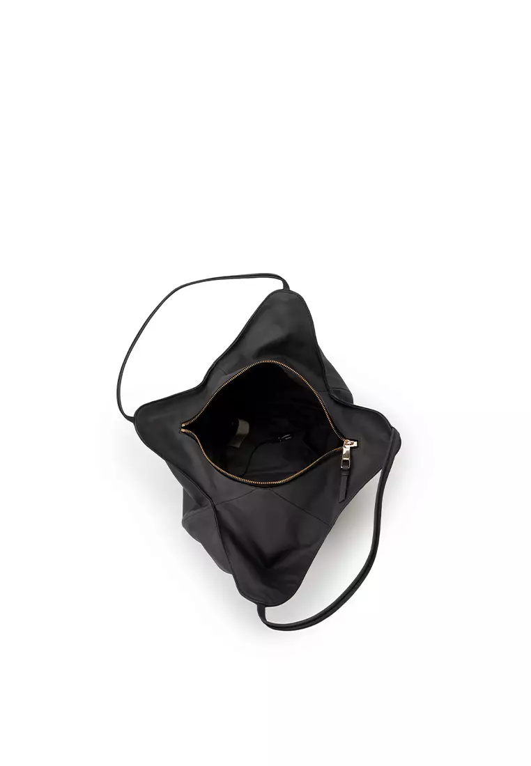 Balloon Hobo Bag - Black