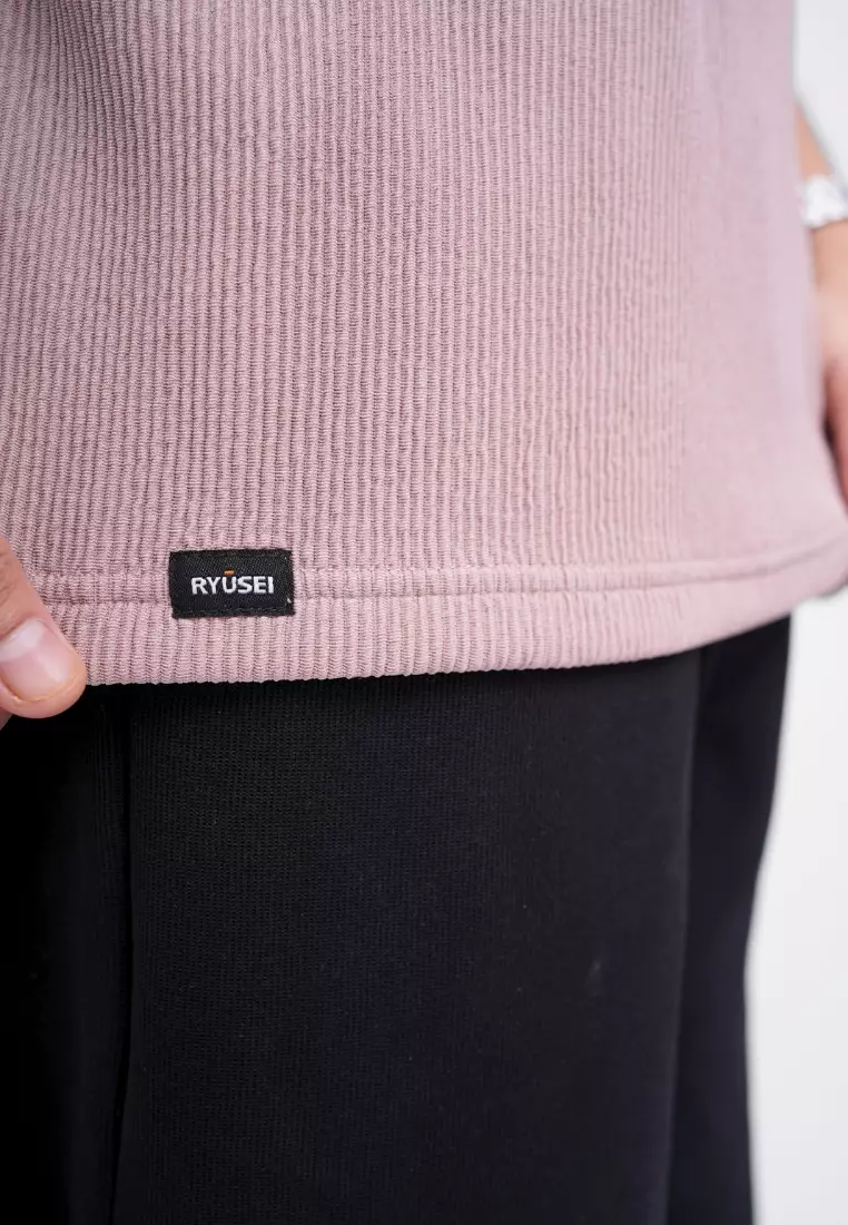 Ryusei Polo Pria SHIN Fit Basic Baltic Amber | Polo dengan Tekstur Unik