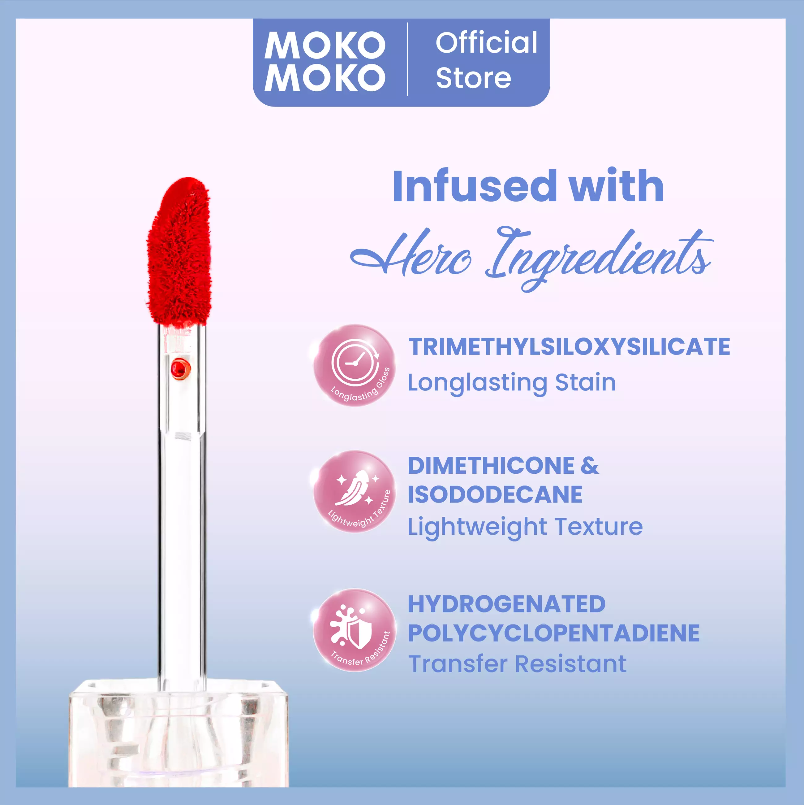 Moko Moko All Day Staining Lip - Raspberry Crush