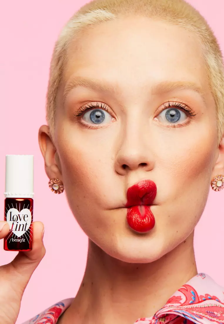 Benefit Lovetint Fiery-Red Tinted Lip & Cheek Stain