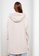 LC WAIKIKI white and beige Women's Hooded Straight Long Sleeve Tunic 14947AA01C9D59GS_4