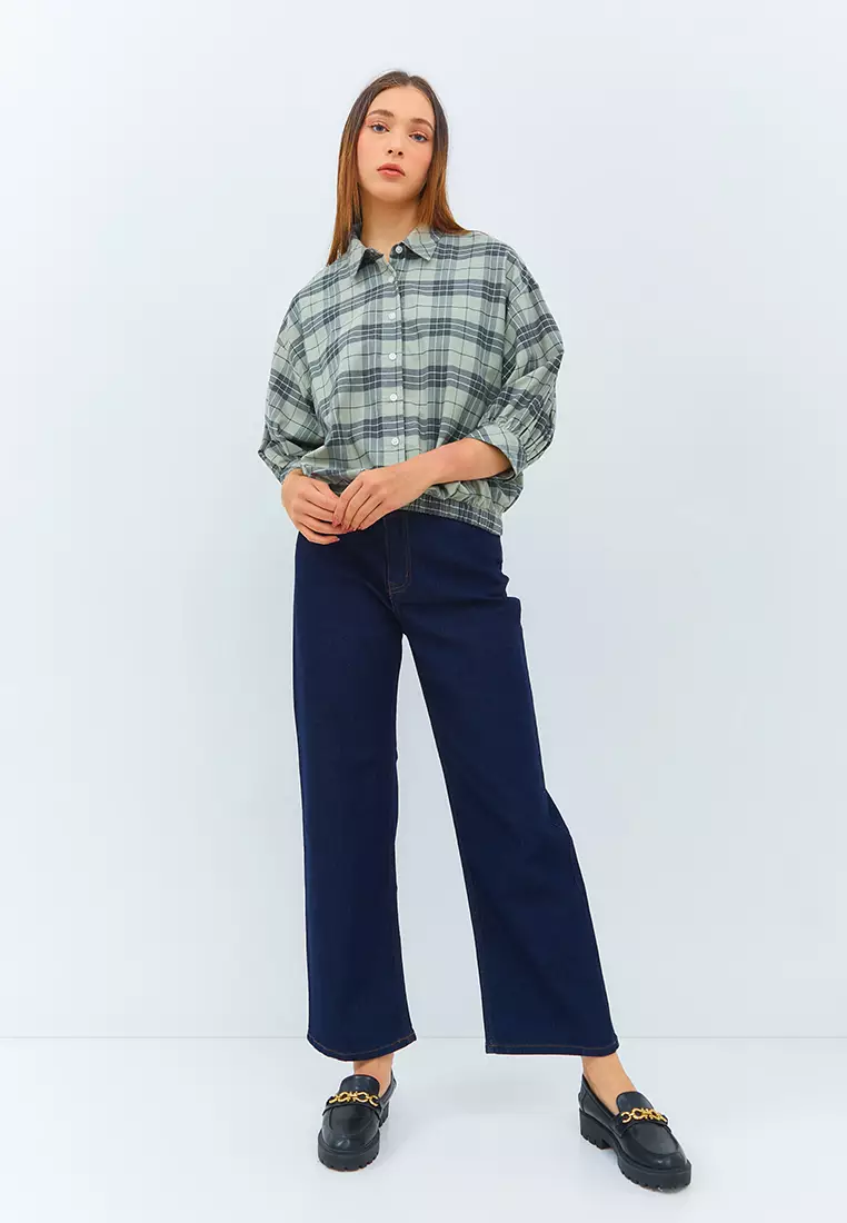 Carvil Kemeja Wanita Daelyn-GRN