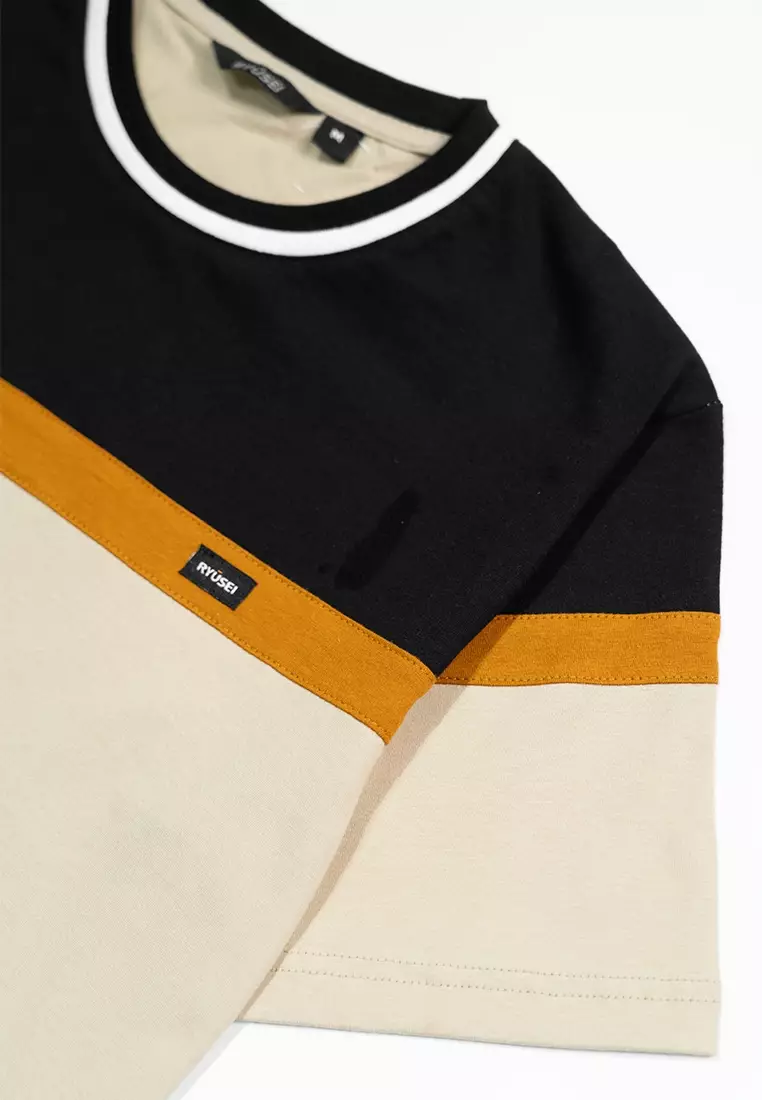 Ryusei Kaos Pria Fujiyama Light Brown