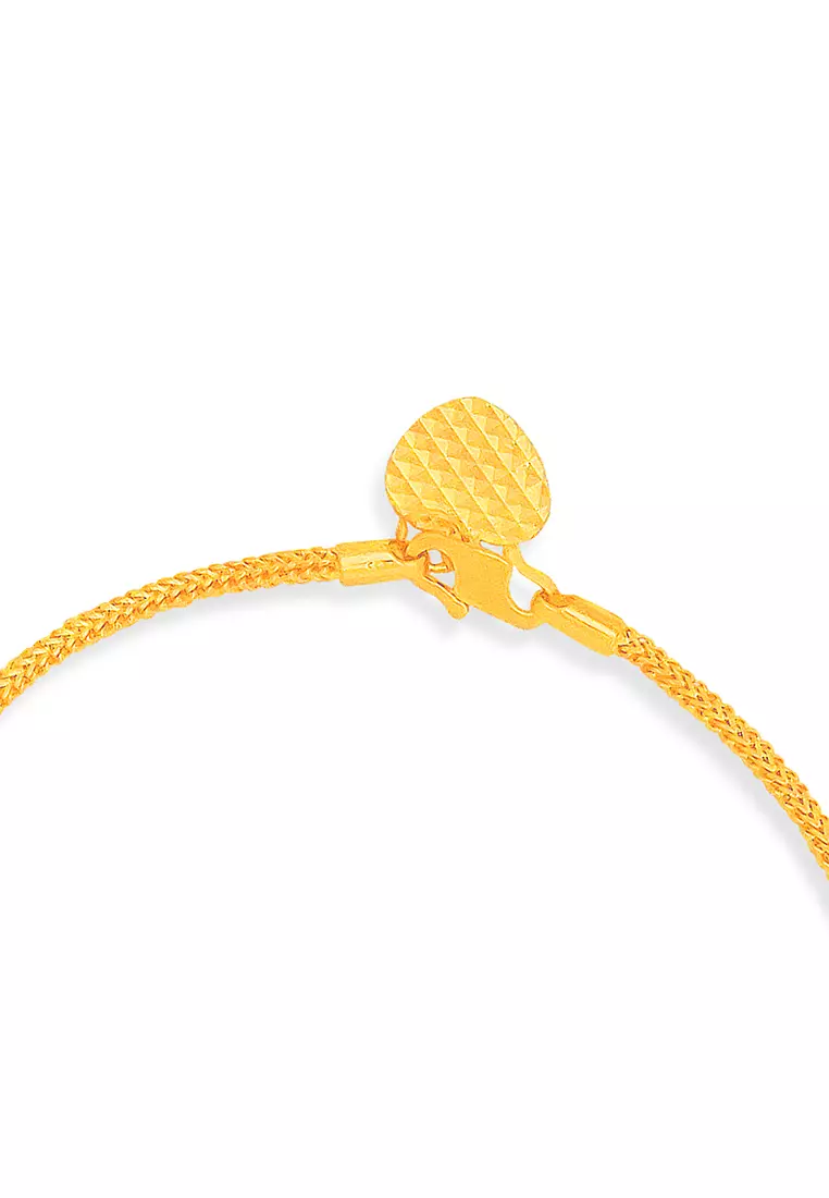 916/22K Gold Mesh Chain Bracelet T033 (3.20MM)