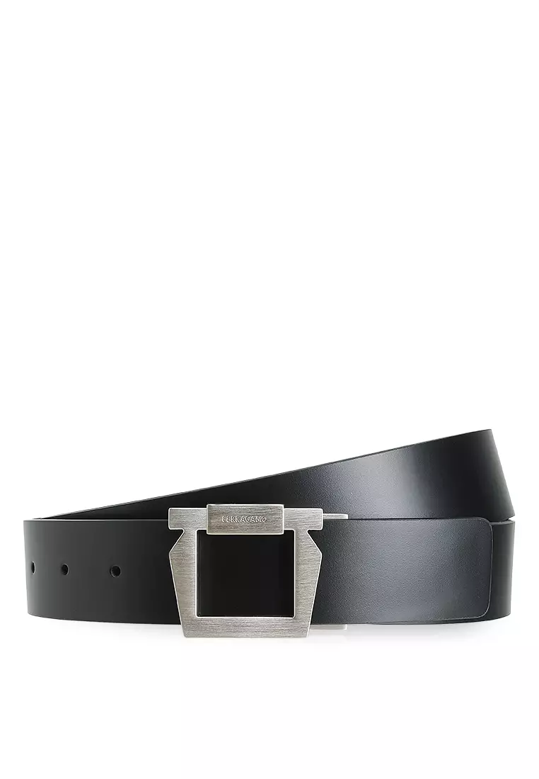 Gancio Square Buckle Belt (ct)