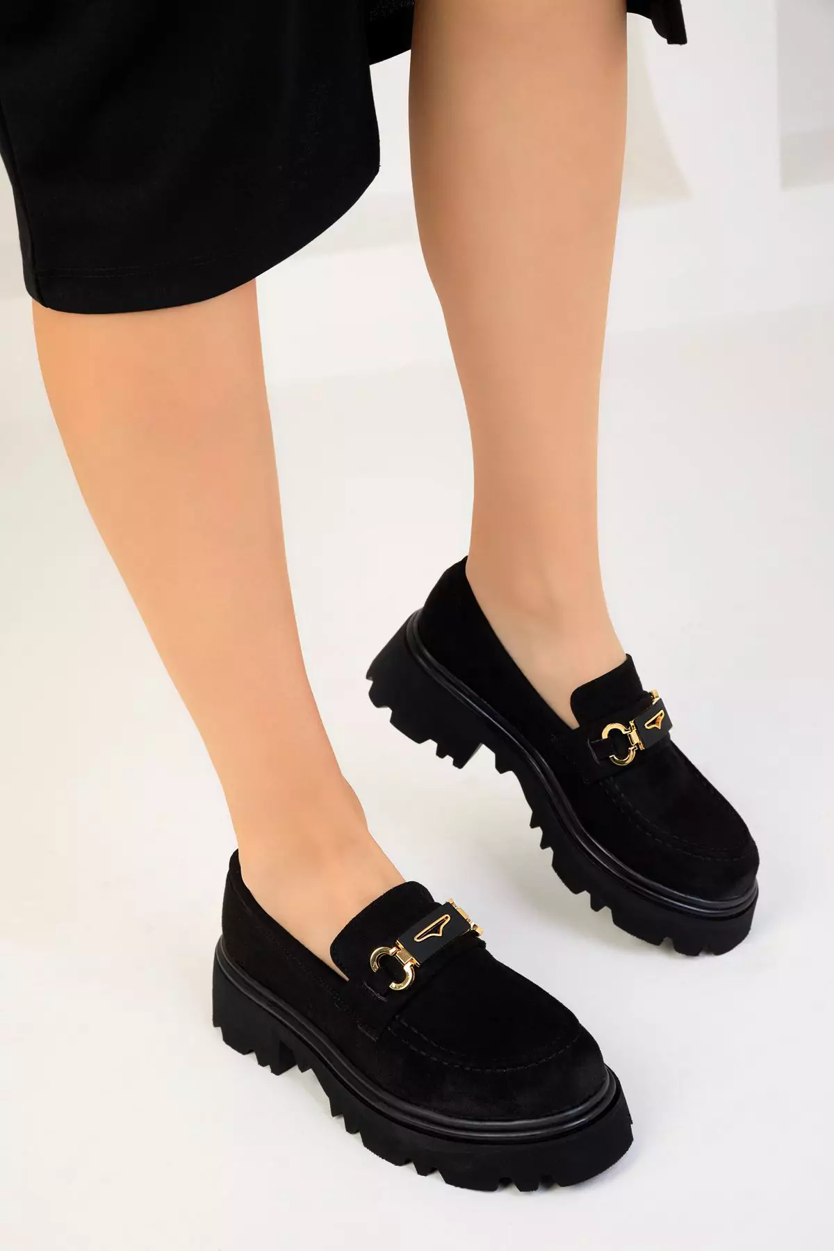 Discount on Soho  shoes - SKU: Faux Suede Loafers