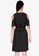 ZALORA BASICS black Overlap Top Cold Shoulder Dress D0ABCAA360B12CGS_2
