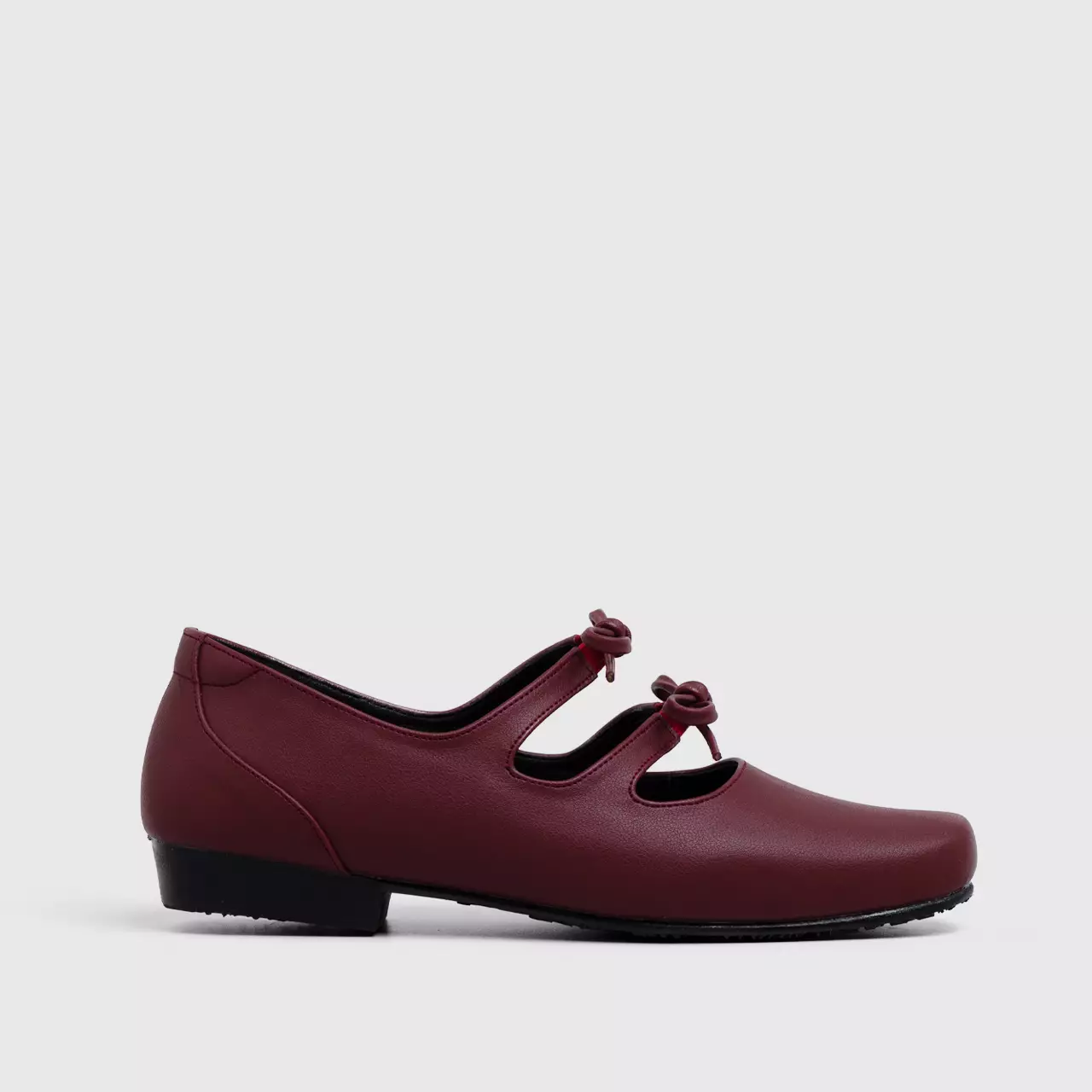 Madison Flat Shoes Maroon