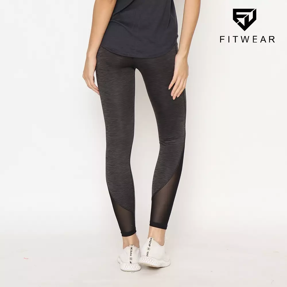 Fitwear - Monic Pocket Mesh Sport Legging - Grey