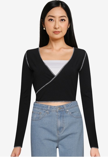 Hollister Multi-Way Wrap Top 2023 | Buy Hollister Online | ZALORA Hong Kong